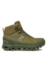 On Trekkingi Cloudrock Waterproof 2399245 Zielony. Zielone buty trekkingowe On, z materiału, bez zapięcia. Za 789.99 zł.