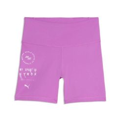 Damskie krótkie legginsy PUMA × HYROX Essentials PUMA. Czerwone legginsy Puma, bez wzorów, z dzianiny, krótkie. Za 139.99 zł.