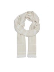 Calvin Klein Szal Logo K60K610814 Szary. Szare szaliki i kominy Calvin Klein, bez wzorów, z wiskozy. Za 329.99 zł.