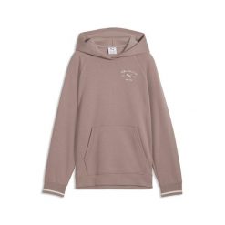 Młodzieżowa bluza z kapturem PUMA Class o luźnym kroju PUMA. Brązowa bluzy Puma, m, bez wzorów, młodzieżowe, bez ramiączek, z kapturem. Za 199.00 zł.