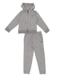 Bluza z bawełna z kaptur na co dzień na siłownię. Szare bluzy LEONE 1947 APPAREL, bez wzorów, z bawełny, bez ramiączek, bez kaptura. Za 84.16 zł.