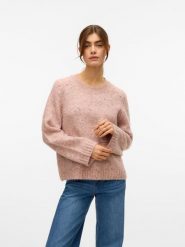 Vero Moda Sweter w kolorze jasnoróżowym rozmiar: L. Różowe swetry Vero Moda, l, bez wzorów, z materiału, bez ramiączek. Za 104.99 zł.
