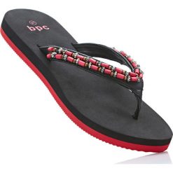 Klapki japonki bonprix czarno-truskawkowy. Japonki marki NABAIJI. Za 37.99 zł.