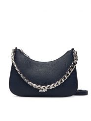 DKNY Torebka R52EAI10 Granatowy. Niebieskie torebki klasyczne DKNY, bez wzorów, ze skóry, bez dodatków. Za 609.99 zł.