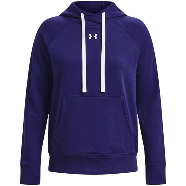 Bluza damska Under Armour Rival Fleece HB Hoodie. Niebieskie bluzy Under Armour, m, bez wzorów, sportowe, bez ramiączek, bez kaptura. Za 209.00 zł.