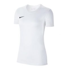 Womens Park VII t-shirt 100. Białe t-shirty Nike, xs, bez wzorów, sportowe, bez kołnierzyka, bez ramiączek. Za 107.24 zł.