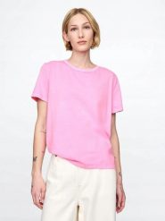 T-SHIRT DAMSKI KOSZULKA 1 BAWEŁNA GAP. Żółte t-shirty sportowe GAP, l, bez wzorów, z bawełny, bez ramiączek, na fitness i siłownię. Za 144.60 zł.