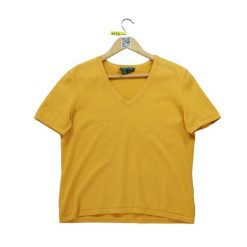 Second life - Kobieta pomarańczowy sweter - Stan dobry. Brązowe swetry Ralph Lauren, bez wzorów, sportowe, bez ramiączek. Za 51.08 zł.