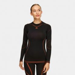 Bluza termoaktywna damska Alpinus Lillehammer. Czarne bluzy Alpinus, xl, bez wzorów, bez kaptura. Za 159.00 zł.