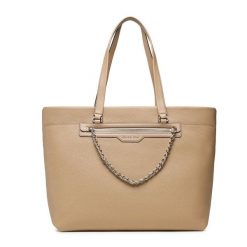 Torebka MICHAEL Michael Kors. Brązowe shopper bag MICHAEL Michael Kors, bez wzorów, bez dodatków. Za 1,059.00 zł.