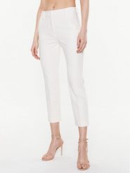 Weekend Max Mara Spodnie materiałowe Rana 2351310137 Écru Slim Fit. Spodnie materiałowe Weekend Max Mara, bez wzorów, z materiału. Za 1,049.00 zł.