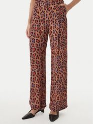 LOLA CASADEMUNT Spodnie palazzo MS2614002 Brązowy Wide Leg. Brązowe spodnie materiałowe LOLA CASADEMUNT, bez wzorów, z materiału. Za 627.99 zł.