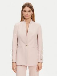 Rinascimento Marynarka CFC0122856003 Różowy Regular Fit. Czerwone marynarki i żakiety Rinascimento, m, bez wzorów, z syntetyku, bez ramiączek. Za 469.99 zł.
