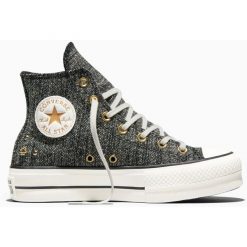 Buty sportowe Converse Chuck Taylor All Star Lift. Szare buty sportowe lifestyle Converse, bez wzorów, retro, bez zapięcia. Za 590.00 zł.