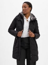 Franco Callegari Pikowany płaszcz damski Kobiety czarny jednolity, 48. Czarne płaszcze Franco Callegari, bez wzorów, bez kaptura. Za 699.95 zł.