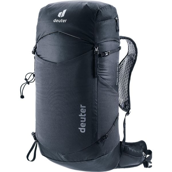 Plecak turystyczny damski Deuter Speed Lite Pro 28 SL. Czarne plecaki Deuter, bez wzorów, bez dodatków. Za 590.99 zł.