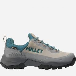 Buty turystyczne damskie Millet Ubic Low GoreTex wodoodporne. Brązowe buty trekkingowe Millet, z gore-texu, bez zapięcia. Za 849.00 zł.