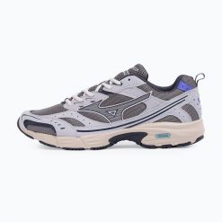 Buty Mizuno MXR. Szare buty do biegania Mizuno, bez wzorów, z gumy, bez zapięcia, do biegania. Za 319.99 zł.