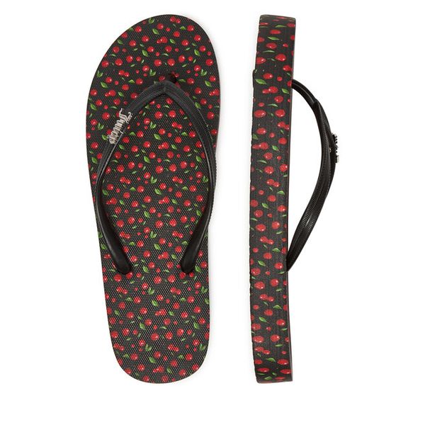 Japonki Juicy Couture. Czarne japonki Juicy Couture, bez wzorów. Za 79.99 zł.