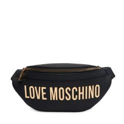 Nerka LOVE MOSCHINO. Czarne nerki i saszetki Love Moschino, bez wzorów, bez dodatków. Za 859.99 zł.