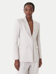 Patrizia Pepe Marynarka 8S0582/A498-S748 Szary Regular Fit. Szare marynarki i żakiety Patrizia Pepe, s, bez wzorów, z syntetyku, bez ramiączek. Za 1,809.00 zł.