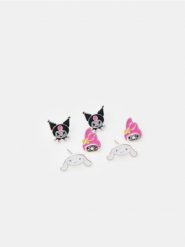Kolczyki 3 pack Hello Kitty - wielobarwny. Kolczyki Sinsay. Za 15.99 zł.