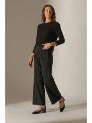 Perfect Cashmere Kaszmirowy sweter w kolorze czarnym rozmiar: L. Czarne swetry Perfect Cashmere, l, bez wzorów, z kaszmiru, bez ramiączek. Za 347.99 zł.