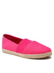 Jenny Fairy Espadryle WS21181-03 Różowy. Czerwone espadryle Jenny Fairy, bez wzorów, z materiału, bez obcasa. Za 55.99 zł.