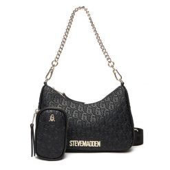 Torebka Steve Madden. Czarne torebki klasyczne Steve Madden, bez wzorów, klasyczne, bez dodatków. Za 319.99 zł.