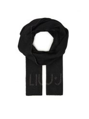 Liu Jo Szalik 2F5019 M0300 Czarny. Czarne szaliki i kominy Liu Jo, bez wzorów, z materiału. Za 359.99 zł.