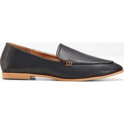 Buty wsuwane bonprix czarny. Baleriny marki bonprix. Za 89.99 zł.