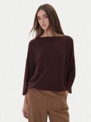 Kontatto Sweter 3M0801C Brązowy Regular Fit. Brązowe swetry Kontatto, m, bez wzorów, z syntetyku, bez ramiączek. Za 269.99 zł.
