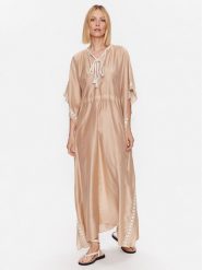 TWINSET Sukienka letnia 231LM2FAA Kolorowy Relaxed Fit. Sukienki Twinset, s, bez wzorów, z syntetyku, bez kołnierzyka, bez ramiączek. Za 1,339.00 zł.