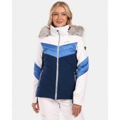 Damska kurtka narciarska Kilpi LIN-W. Białe kurtki narciarskie Kilpi, na zimę, bez wzorów, bez kaptura, narciarskie. Za 576.97 zł.