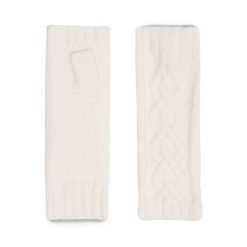 Rękawiczki Damskie Jenny Fairy. Brązowe rękawiczki Jenny Fairy, bez wzorów, z dzianiny. Za 49.99 zł.