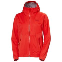 Damska kurtka wodoodporna Helly Hansen Momentum 3L Stretch. Czerwone kurtki przeciwdeszczowe Helly Hansen, l, bez wzorów, bez kaptura. Za 1,069.50 zł.
