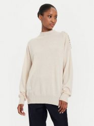 Kontatto Golf 3M0179 Écru Regular Fit. Swetry Kontatto, m, bez wzorów, z syntetyku, bez ramiączek. Za 249.99 zł.