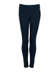 Legginsy fitness damskie. Niebieskie legginsy Champion, bez wzorów, z bawełny. Za 103.00 zł.
