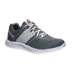 Buty treningowe damskie Reebok Zprint Run Neo. Szare buty treningowe Reebok, bez wzorów, z materiału, bez zapięcia, na fitness i siłownię. Za 466.00 zł.