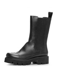 Ilse Jacobsen Skórzane sztyblety w kolorze czarnym rozmiar: 38. Czarne buty sportowe lifestyle Ilse Jacobsen, bez wzorów, sportowe, bez zapięcia. Za 285.49 zł.