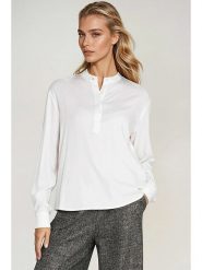 Nife Bluzka w kolorze białym rozmiar: 36. Białe bluzki Nife, bez wzorów, bez kołnierzyka, bez ramiączek. Za 160.96 zł.