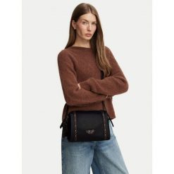 Torebka Liu Jo. Czarne listonoszki Liu Jo, bez wzorów, bez dodatków. Za 559.99 zł.