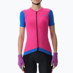 Koszulka rowerowa damska UYN Garda P432. Czerwone t-shirty sportowe Uyn, s, bez wzorów, z materiału, bez ramiączek, rowerowe. Za 419.99 zł.
