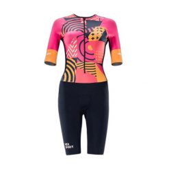Kombinezon triathlonowy damski długi Huub Her Spirit. Czarne kombinezony HUUB, m, bez wzorów, sportowe, bez kołnierzyka, bez ramiączek, długie. Za 479.99 zł.