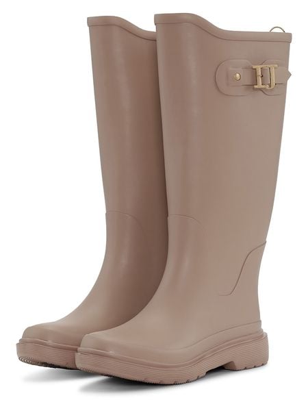 Ilse Jacobsen Kalosze w kolorze beżowym rozmiar: 42. Brązowe kalosze Ilse Jacobsen, bez wzorów, z materiału, bez zapięcia. Za 193.24 zł.