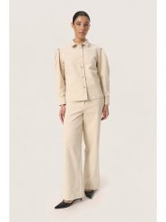 Soaked in Luxury Koszula w kolorze beżowym rozmiar: M. Brązowe koszule Soaked in Luxury, m, bez wzorów, bez kołnierzyka, bez ramiączek. Za 175.26 zł.