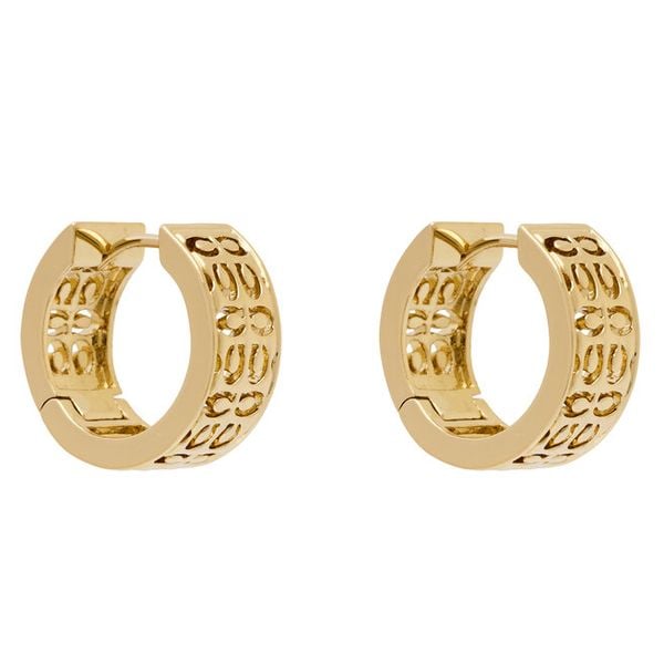 Kolczyki Coach. Żółte kolczyki Coach, złote. Za 319.99 zł.