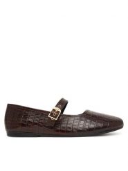 Clarks Baleriny Livia Jane 26327192 Brązowy. Brązowe baleriny Clarks, bez wzorów, ze skóry, bez obcasa, bez zapięcia. Za 349.99 zł.