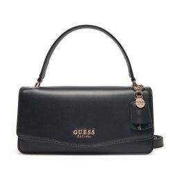 Torebka Guess. Czarne torebki klasyczne Guess, z aplikacjami, klasyczne, bez dodatków. Za 319.99 zł.