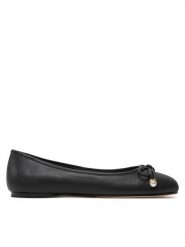 TWINSET Baleriny Ballerina 242TCP150 Czarny. Czarne baleriny Twinset, bez wzorów, ze skóry, bez obcasa, bez zapięcia. Za 799.99 zł.